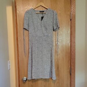 Allegra K Floral Midi Dress